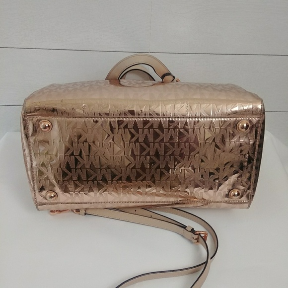 Michael Kors Jet Set Monogram Grayson Bag - Picture 4 of 7